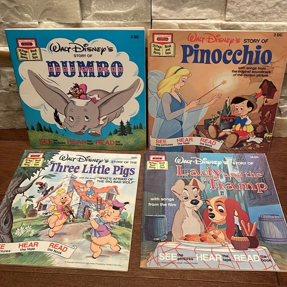 Walt Disney Read Along Books with Cassettes - Picture 6 of 6